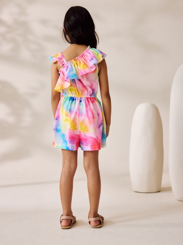 Rainbow Frill Shoulder Playsuit (3-16yrs) - Image 3 of 7