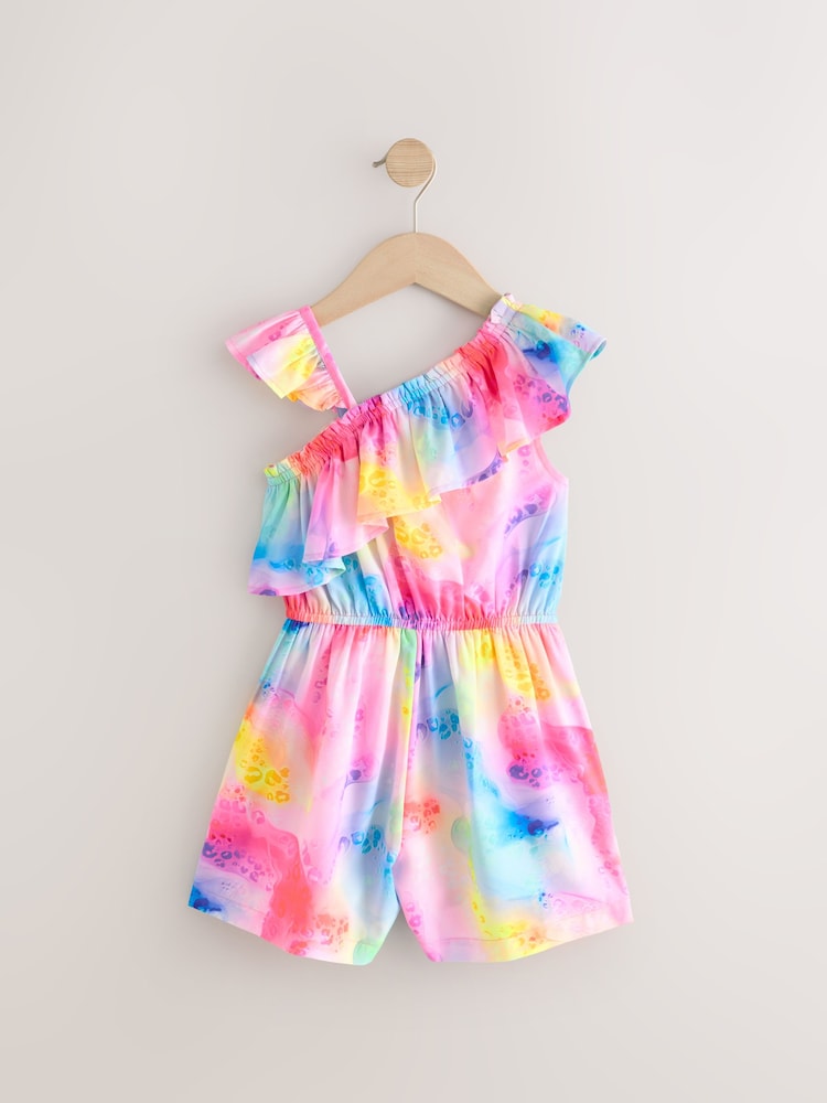 Rainbow Frill Shoulder Playsuit (3-16yrs) - Image 5 of 7