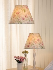 Laura Ashley White Gosford Table Lamp - Image 3 of 6
