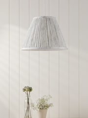 Laura Ashley White Pussy Willow 1 Light Pendant - Image 5 of 6