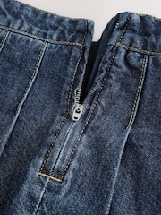 Dark Wash Denim Shirt and Pleated Skirt Set (3-16yrs) - Image 13 of 14
