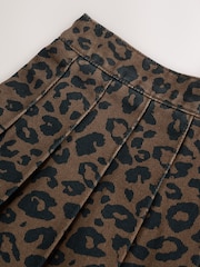 Animal Print Shirt and Pleated Skirt Set (3-16yrs) - Image 12 of 13