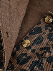 Animal Print Shirt and Pleated Skirt Set (3-16yrs) - Image 9 of 13
