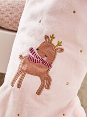 Personalised Pink Christmas Reindeer Stockings by My 1st Years - Image 3 of 4