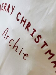 Personalised Robin & Reindeer Canvas Christmas Gift Sack by My 1st Years - Image 2 of 4