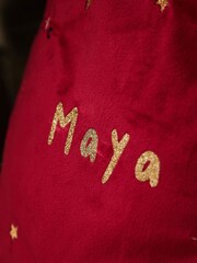 Personalised Plush Red Christmas Sack by My 1st Years - Image 2 of 6