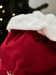 Personalised Plush Red Christmas Sack by My 1st Years - Image 4 of 6