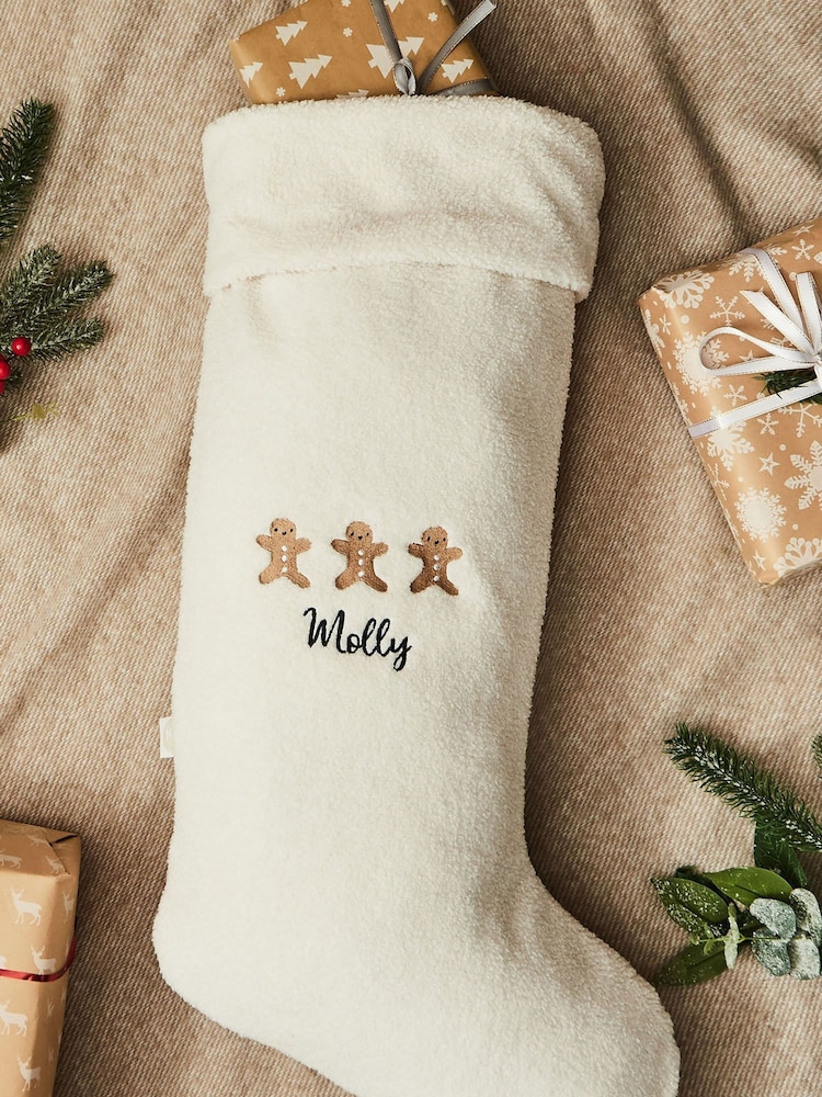 Personalised Gingerbread Borg Stockings by My 1st Years - Image 1 of 5