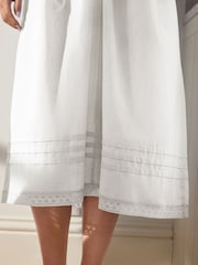 White V-Neck Nightdress - Image 6 of 9