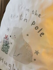 Personalised From The North Pole Canvas Christmas Gift Sack by My 1st Years - Image 2 of 4