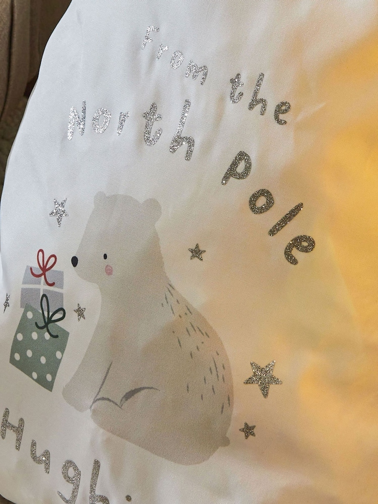 Personalised From The North Pole Canvas Christmas Gift Sack by My 1st Years - Image 2 of 4