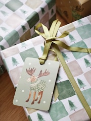 Natural / Green Woodland Set of 3, 3m Christmas Wrapping Paper - Image 2 of 3