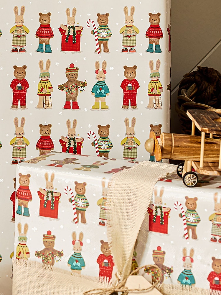 Bertie and Rosie Extra Wide, 10m Christmas Wrapping Papers - Image 2 of 4