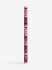 Red Gingham Santa Standard Width, 15m Christmas Wrapping Papers - Image 1 of 5