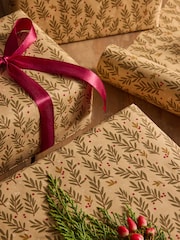 Craft Foliage Standard Width, 15m Christmas Wrapping Papers - Image 2 of 5