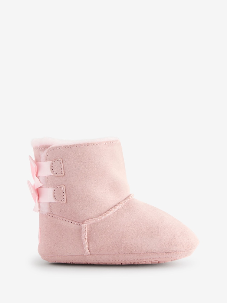 UGG Pink Baby Bailey Bow Boots - Image 1 of 1