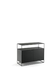 La Redoute Intérieurs Oak Hiba Industrial Metal Sideboard - Image 2 of 5