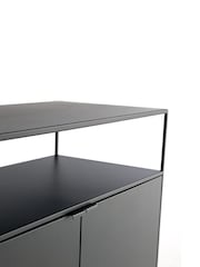 La Redoute Intérieurs Oak Hiba Industrial Metal Sideboard - Image 4 of 5