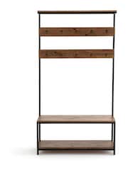 La Redoute Intérieurs Wood Metal Hiba Industrial Wood and Metal Hall Stand - Image 2 of 4