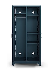 La Redoute Intérieurs Blue Hiba 2-Door Metal Cabinet - Image 4 of 5