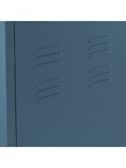 La Redoute Intérieurs Blue Hiba 2-Door Metal Cabinet - Image 5 of 5