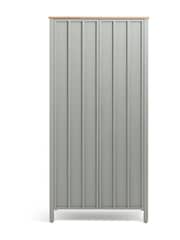 La Redoute Intérieurs Light Khaki Green Eugène Painted Pine Double Wardrobe - Image 2 of 6