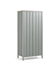 La Redoute Intérieurs Light Khaki Green Eugène Painted Pine Double Wardrobe - Image 3 of 6