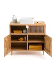 La Redoute Intérieurs Light Oak Bilbao Oak Bathroom Vanity Unit - Image 4 of 5