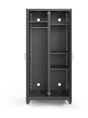 La Redoute Intérieurs Grey Hiba 2-Door Metal Cabinet - Image 4 of 4