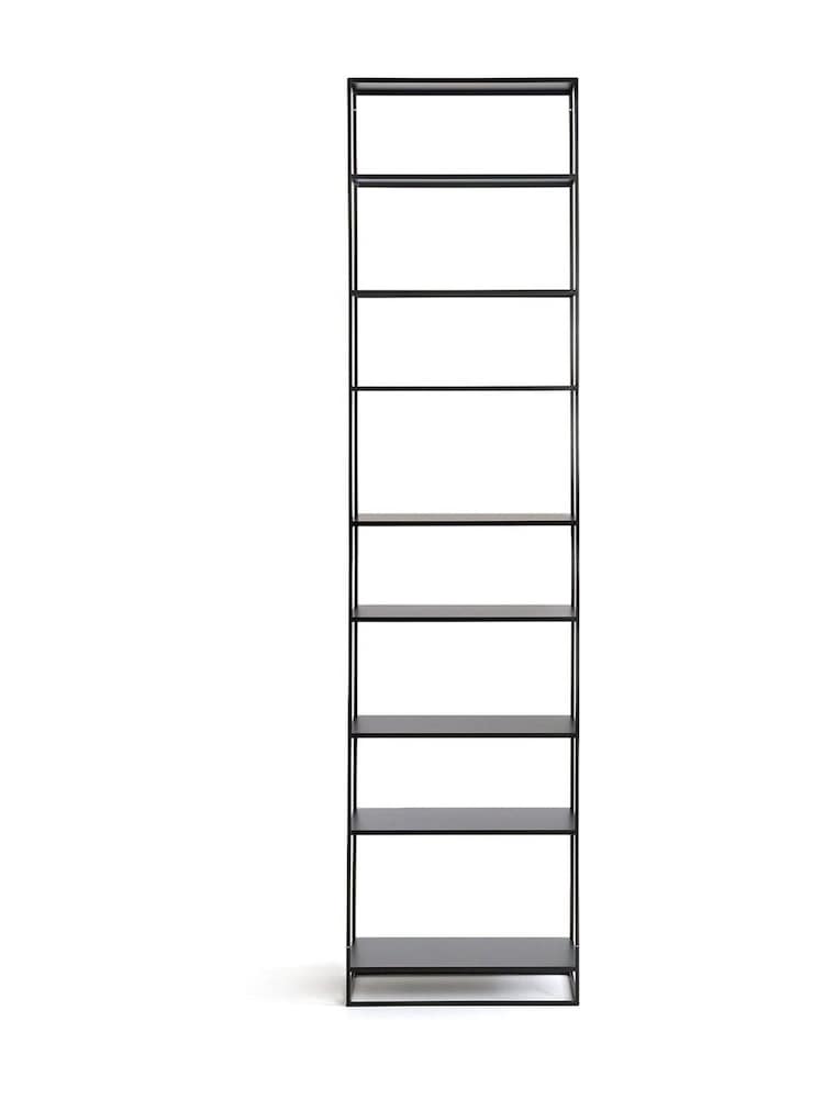 La Redoute Intérieurs Black Hiba 240cm Tall Metal Shelving Unit - Image 2 of 6