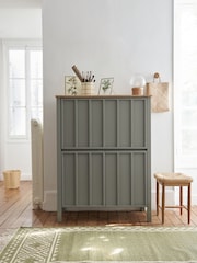 La Redoute Intérieurs Light Khaki Green Eugène Pine Secretary Desk - Image 1 of 6
