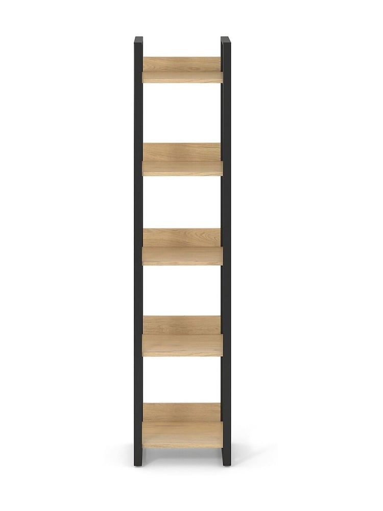 La Redoute Intérieurs Natural Hiba Pine and Metal Column - Image 1 of 4