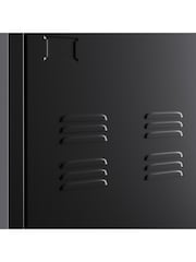 La Redoute Intérieurs Black Hiba 1 Door Metal Locker - Image 5 of 5