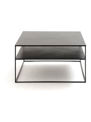 La Redoute Intérieurs Black Hiba Square Steel Coffee Table - Image 1 of 3