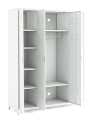 La Redoute Intérieurs White Hiba 4-Door Steel Cabinet - Image 4 of 5