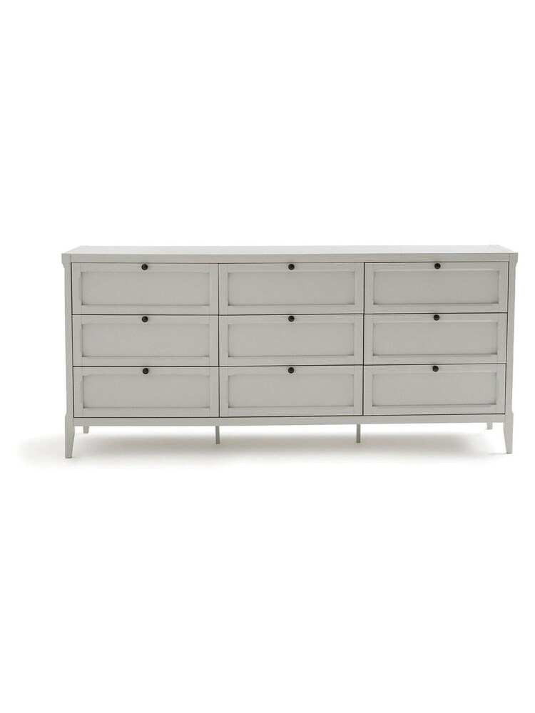 La Redoute Intérieurs Grey Eugénie Chest of 9 Drawers - Image 1 of 5