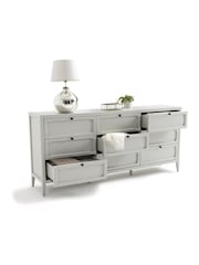 La Redoute Intérieurs Grey Eugénie Chest of 9 Drawers - Image 3 of 5