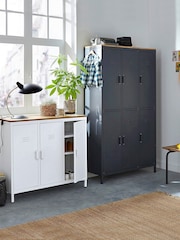 La Redoute Intérieurs Charcoal Hiba 6-Door Metal Cubicle Locker - Image 1 of 6