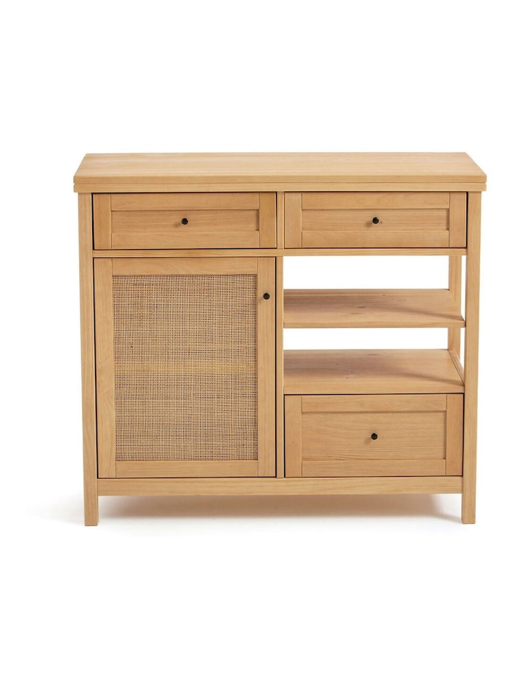 La Redoute Intérieurs Natural Gabin Solid Pine Storage Cabinet - Image 1 of 5