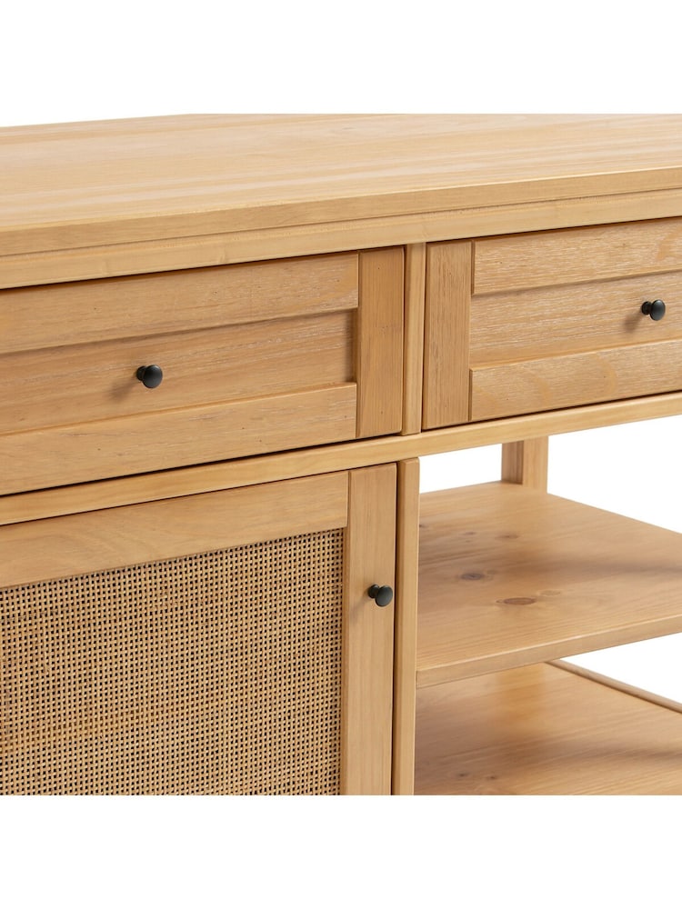 La Redoute Intérieurs Natural Gabin Solid Pine Storage Cabinet - Image 5 of 5