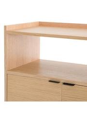 La Redoute Intérieurs Oak Volga Veneer Bar Cabinet - Image 5 of 6