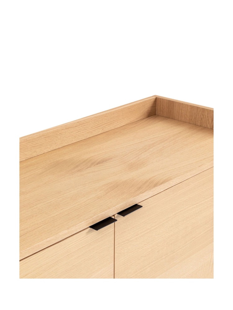 La Redoute Intérieurs Oak Volga Veneer 2-Door Sideboard - Image 5 of 5