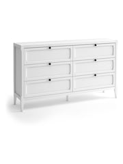La Redoute Intérieurs White Eugenie Chest of 6 Drawers - Image 2 of 4