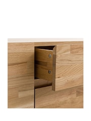 La Redoute Intérieurs Oak Hiba 200cm Solid Metal HiFi TV Cabinet - Image 4 of 6
