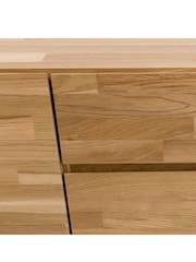 La Redoute Intérieurs Oak Hiba 200cm Solid Metal HiFi TV Cabinet - Image 5 of 6