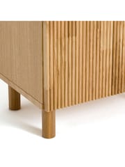 La Redoute Intérieurs Natural Bilbao 3-Door Oak Wardrobe - Image 6 of 6