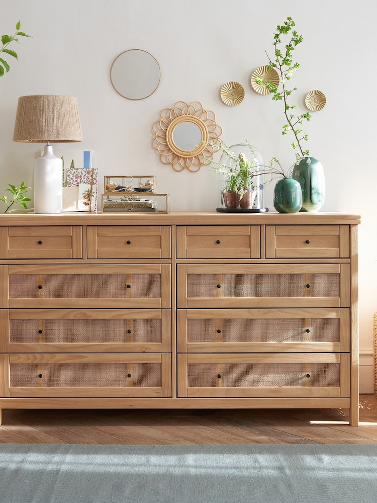La Redoute Intérieurs Natural Gabin Solid Pine Chest of 10 Drawers - Image 1 of 6