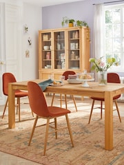 La Redoute Intérieurs Oak Adelita 6 to 10 Seater Extendable Dining Table - Image 1 of 6