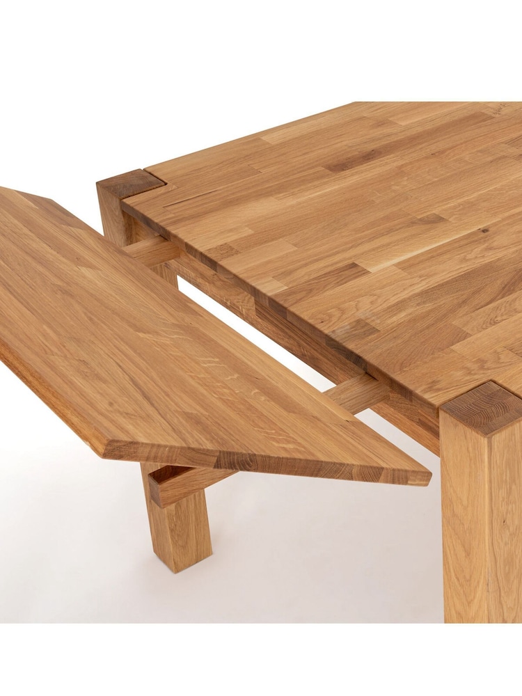 La Redoute Intérieurs Oak Adelita 6 to 10 Seater Extendable Dining Table - Image 6 of 6
