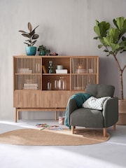 La Redoute Intérieurs Oak Bilbao Veneer Storage Sideboard - Image 1 of 5